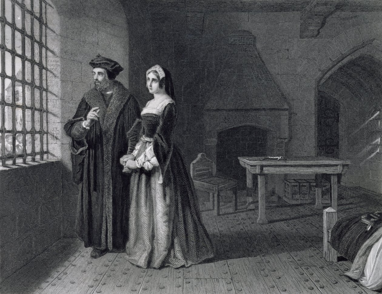 Sir Thomas More (1478-1535) graveret af Outrim af John Rogers Herbert