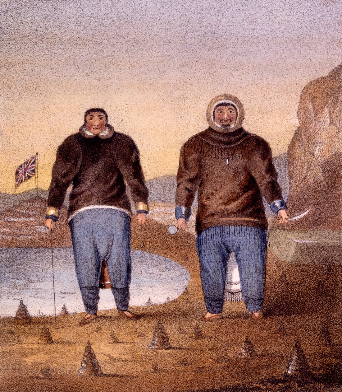 Illictu og Otoogiu, illustration fra 