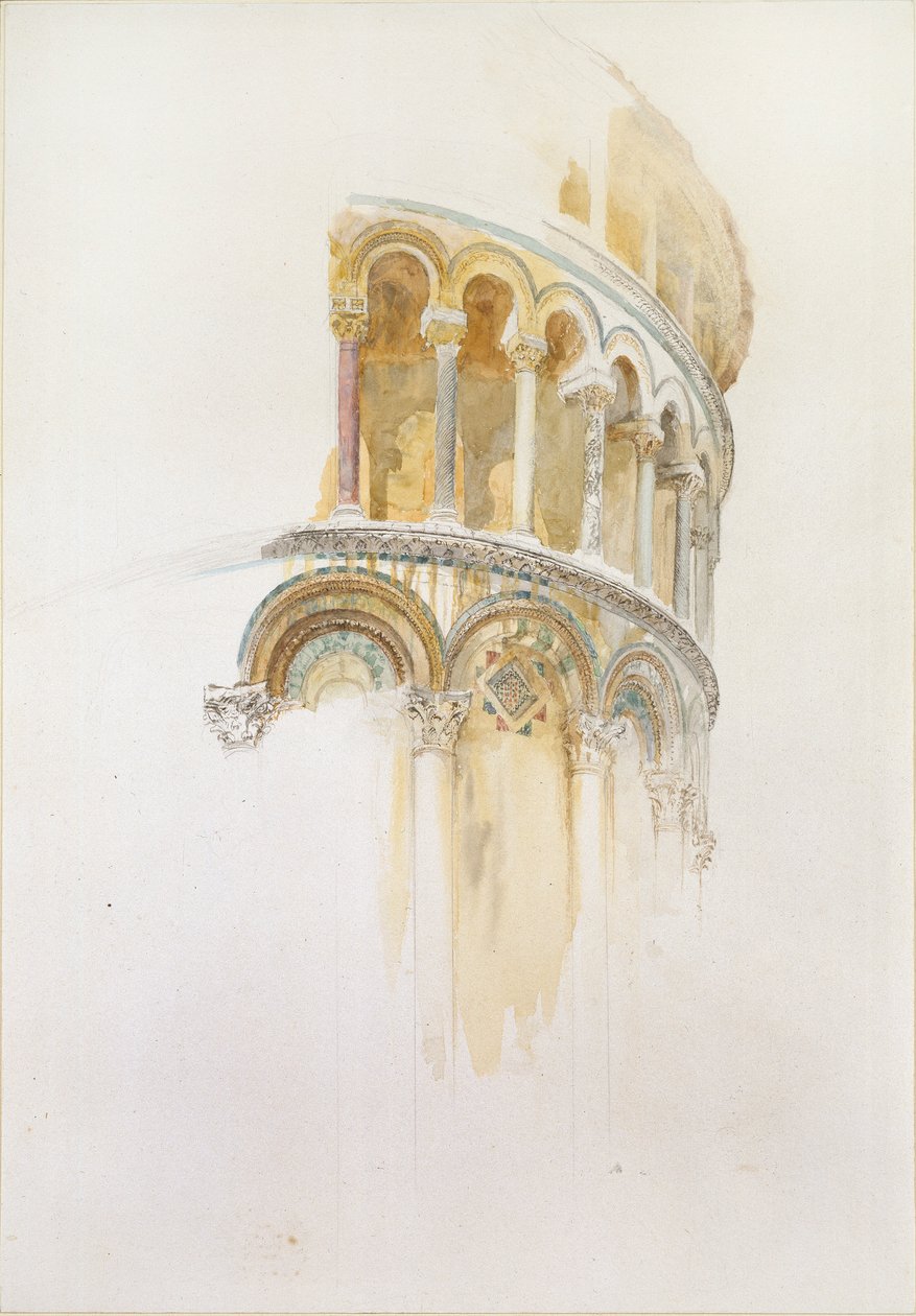 Apsis of the Duomo, Pisa, 28. april 1872 af John Ruskin