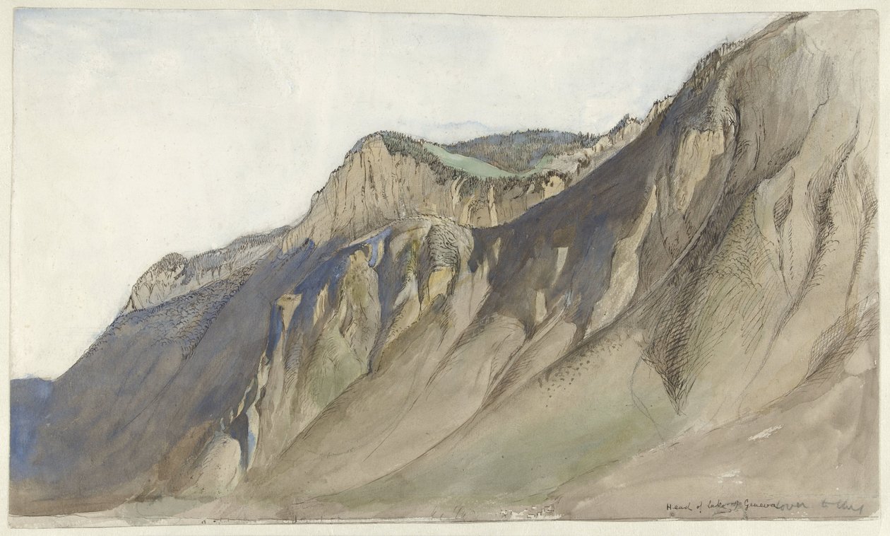 Ridge ved Genevesøen af John Ruskin