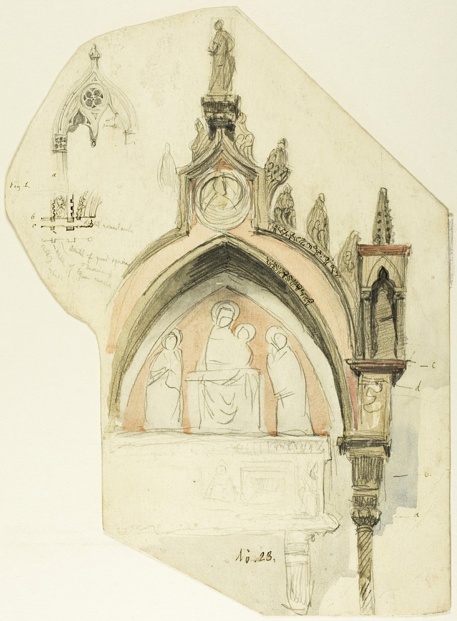 Design til en bue af John Ruskin