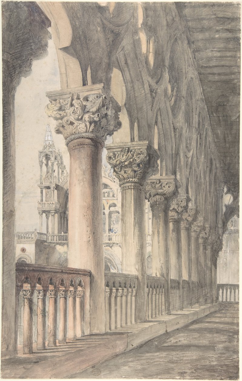 Loggiaen i Dogepaladset, Venedig af John Ruskin