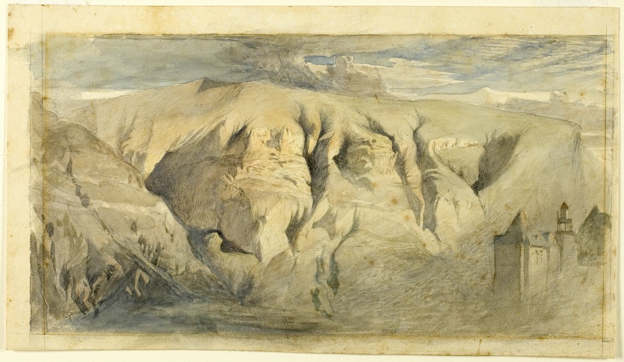 Mount Saleve af John Ruskin