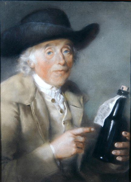 Dr. Samuel Villiese af Worplesdon (pastel) af John Russell