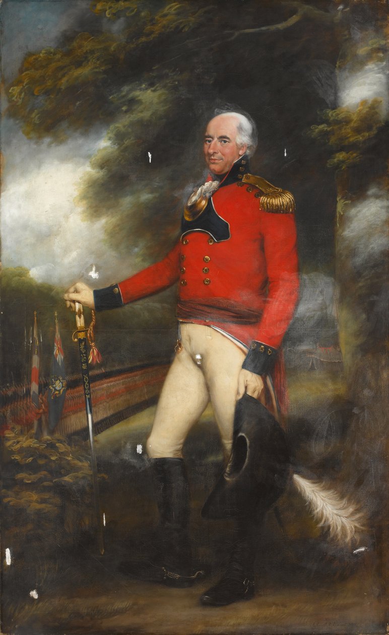 Oberstløjtnant Thomas Lloyd, oberst for Leeds Volunteers, 1801 af John Russell