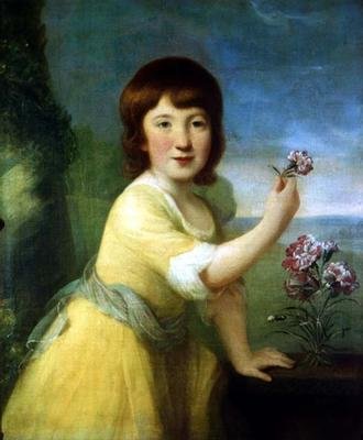 Portræt af frøken Augusta Hirst af John Russell