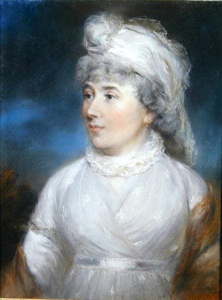 Portræt af fru Carruthers (pastel) af John Russell