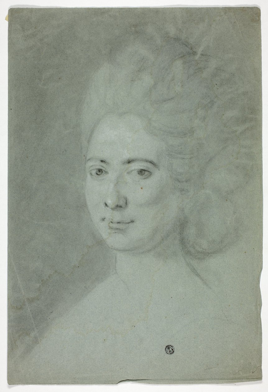 Portræt af en dame af John Russell