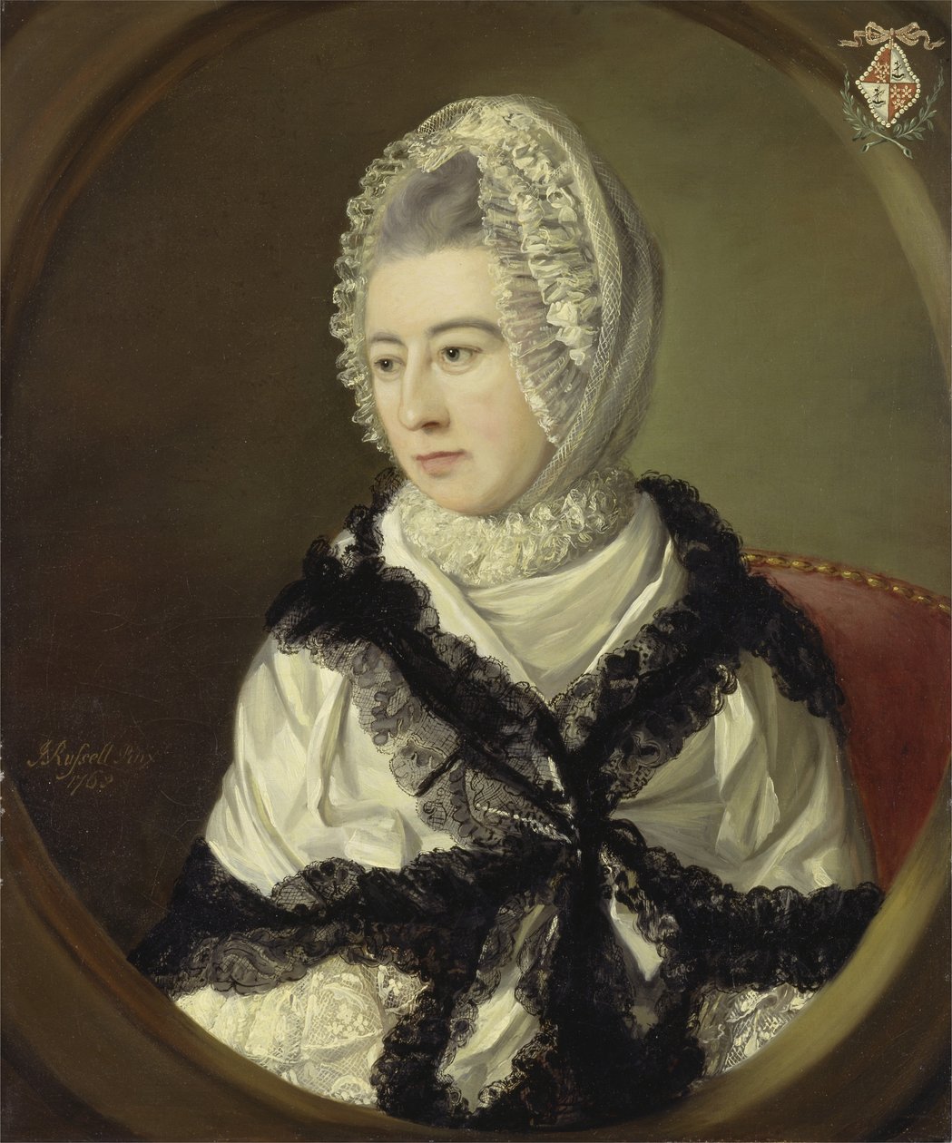 Portræt af en Dame af John Russell