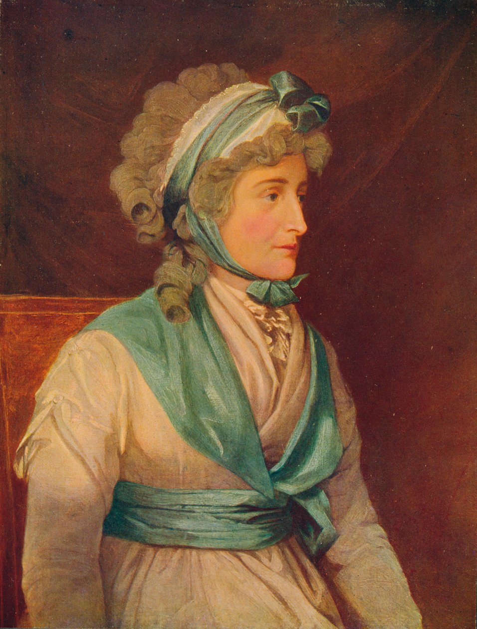 Sarah Siddons 1755-1831, engelsk tragisk skuespillerinde fra det 18. århundrede, 1906 af John Russell