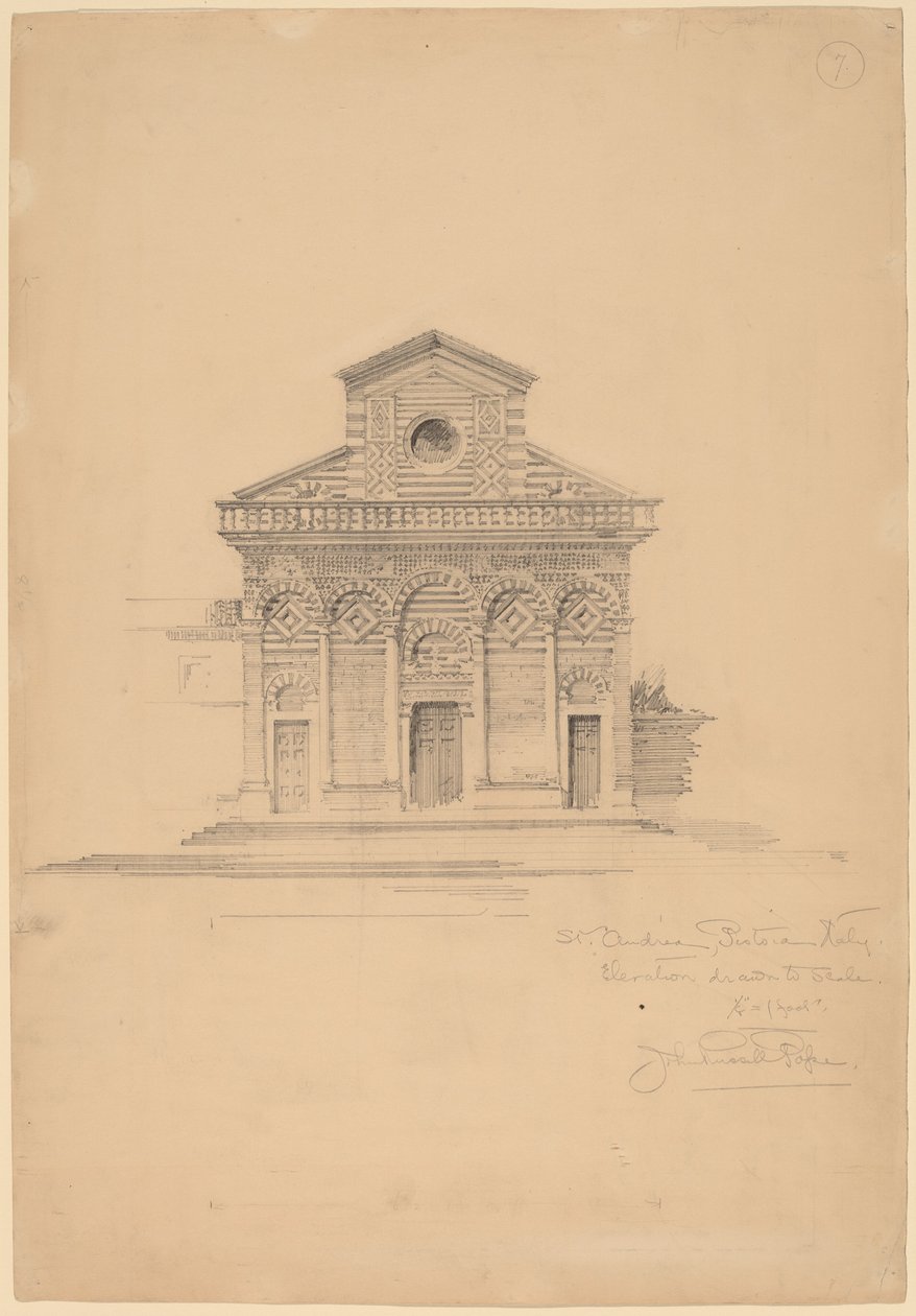 St. Andrea, Pistoia af John Russell Pope