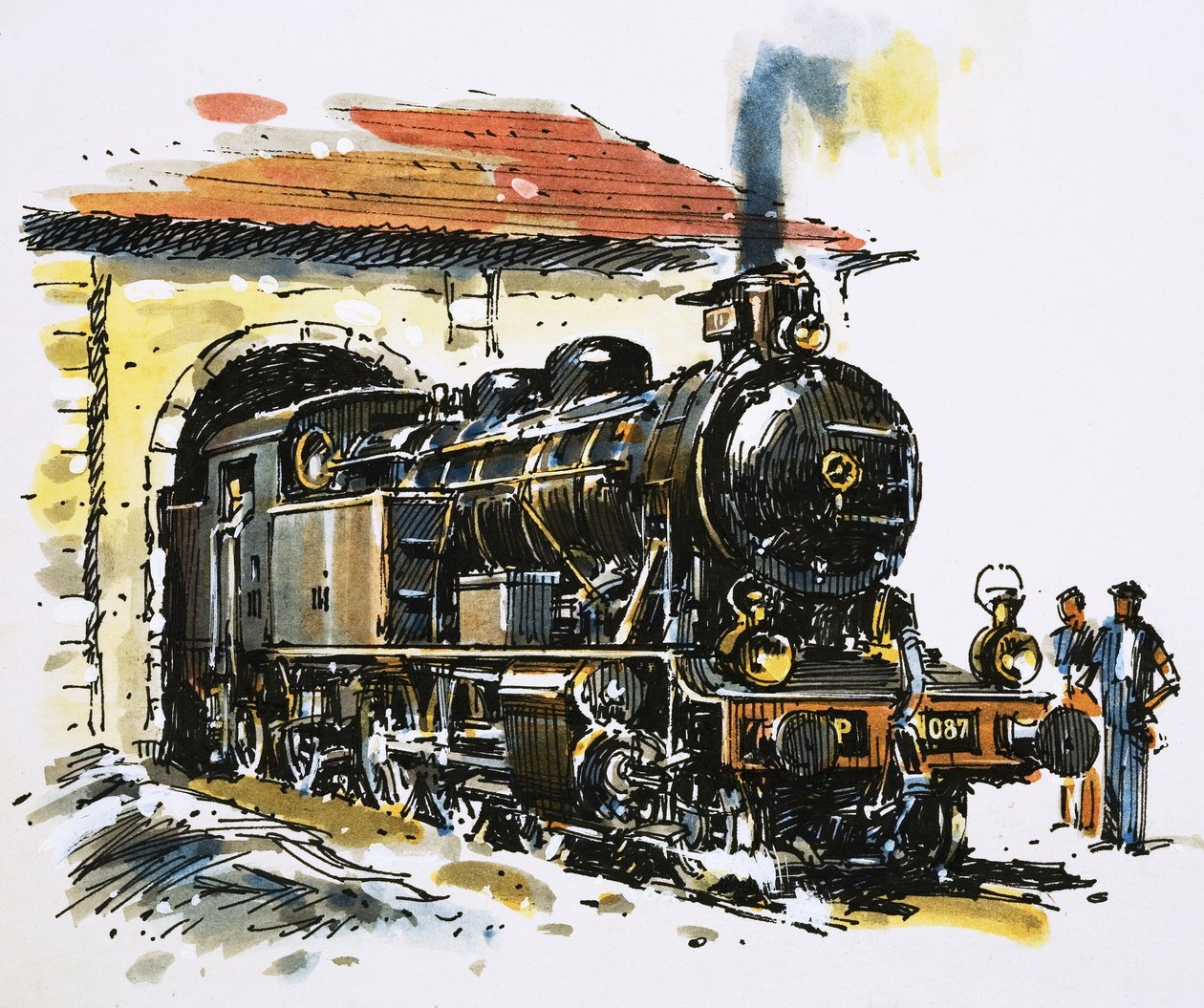 En verden af fart og kraft: Et Honschel-konstrueret 2-6-4 tanklokomotiv fra 1929 af John S. Smith