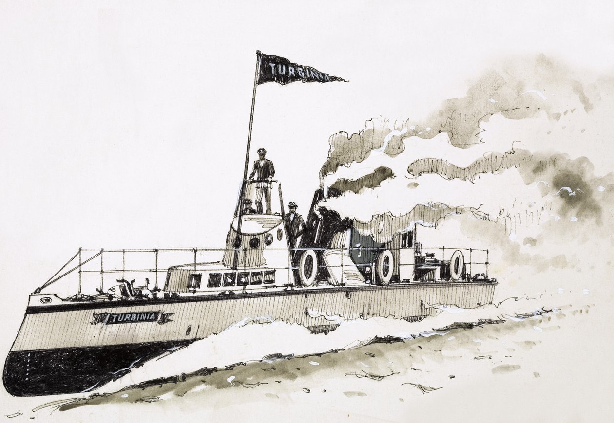 Turbinia, dampdrevet skib af John S. Smith