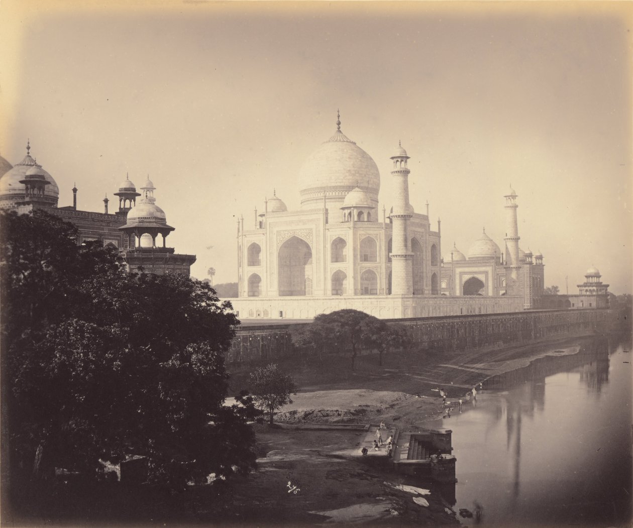 Taj Mahal, Agra, Indien af John Saché