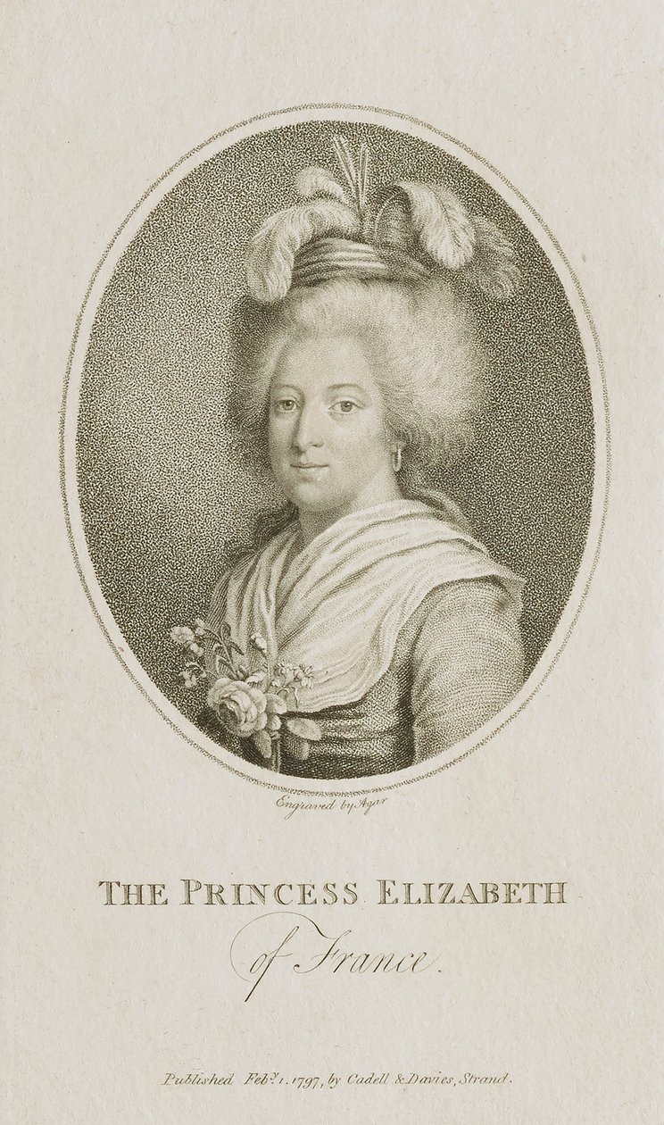 Prinsesse Elizabeth af Frankrig af John Samuel Agar