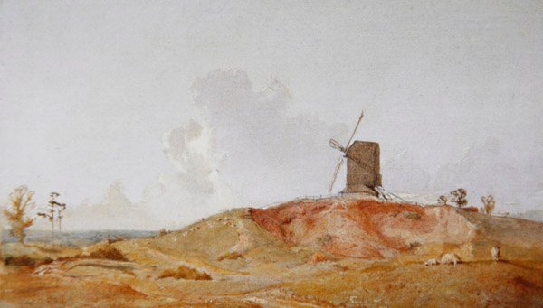 En Sussex Mill, en midsommereftermiddag af John Samuel Raven