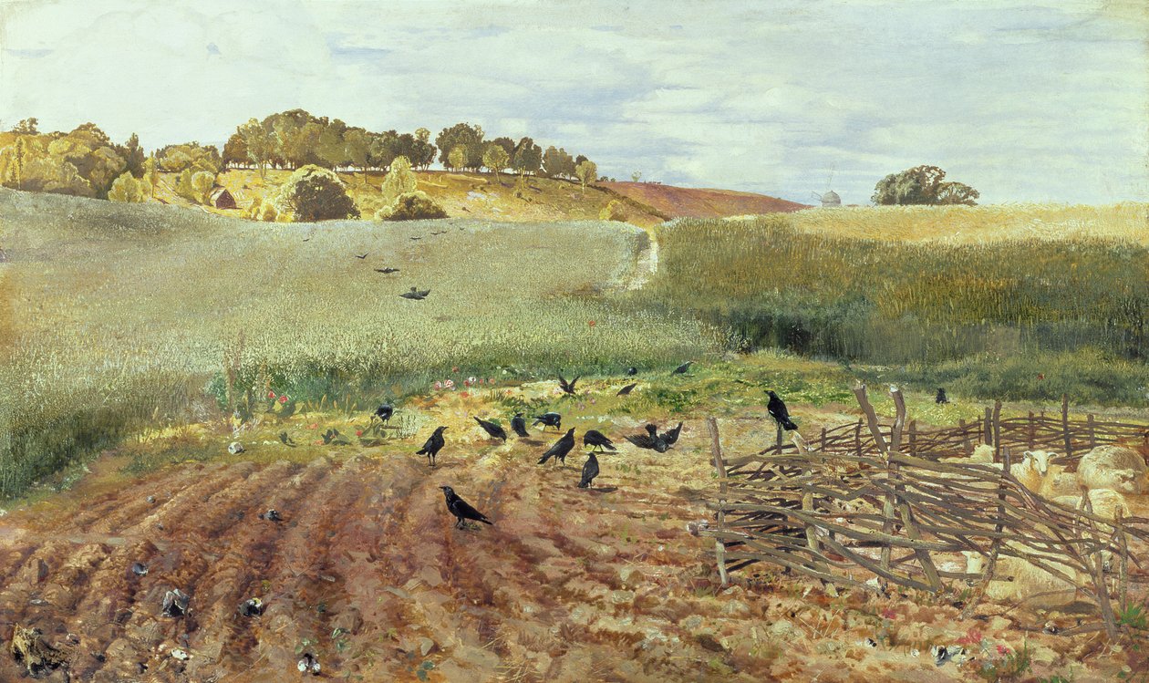The Rooks Parliament, 1858 af John Samuel Raven