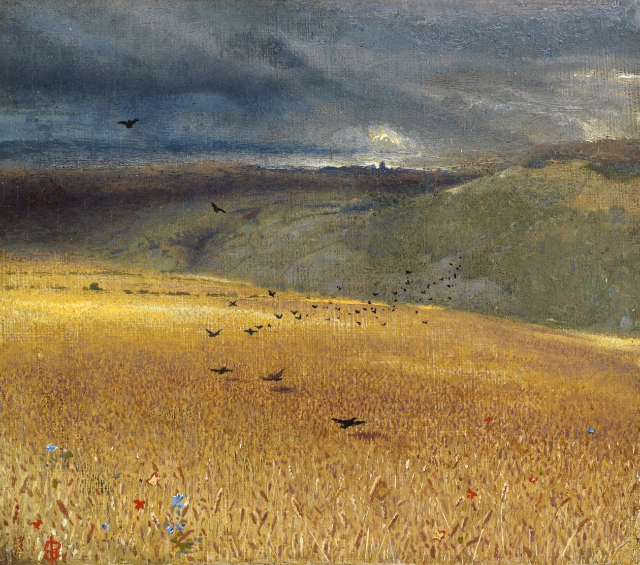 Wheatfield af John Samuel Raven