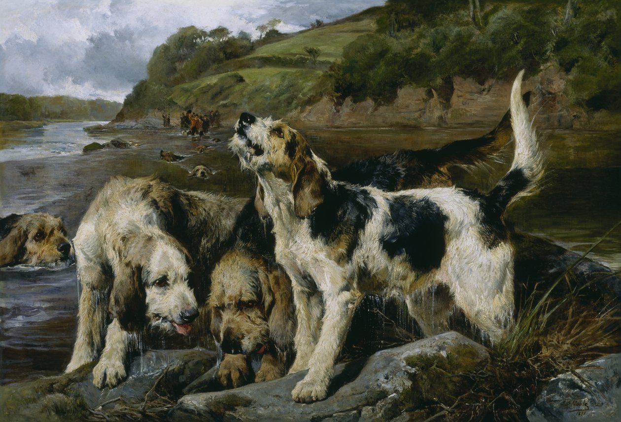 Odderjagt eller på duften, 1881 af John Sargent Noble
