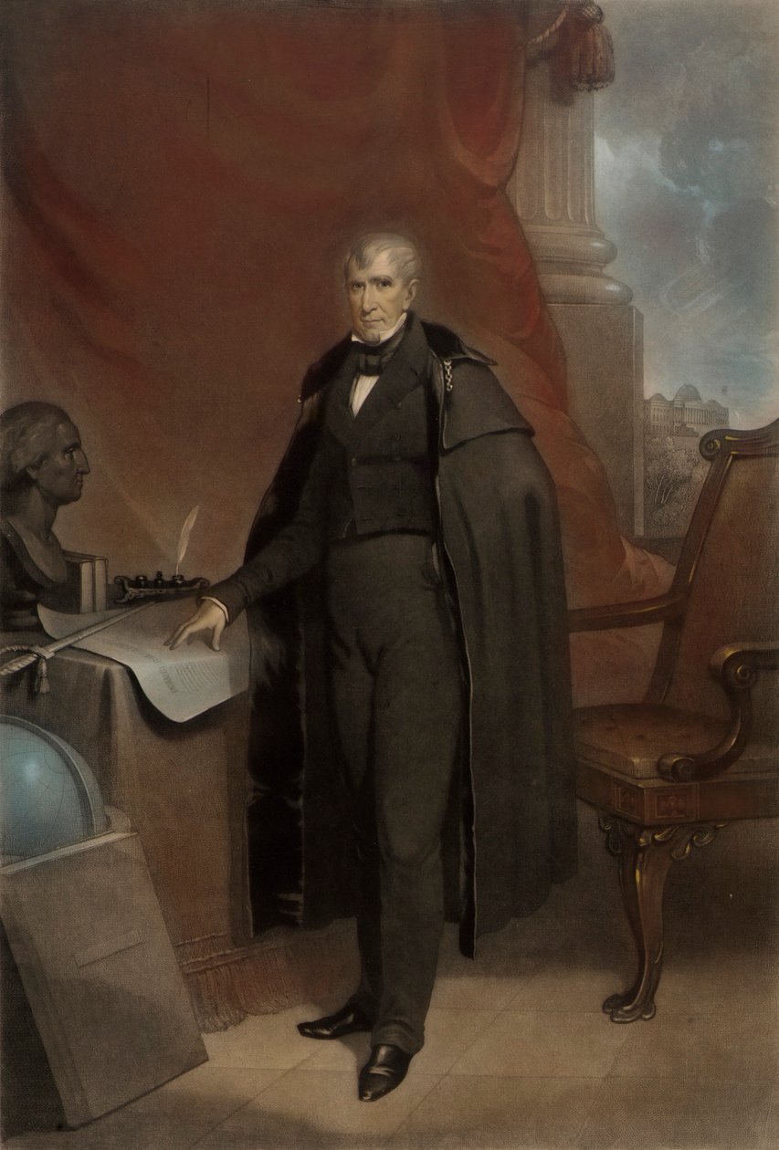 William Henry Harrison af John Sartain
