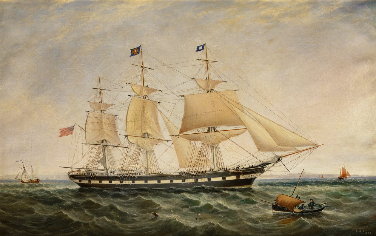 Louisa Hove Til at vente på en pilot ved Whitby af John Scott