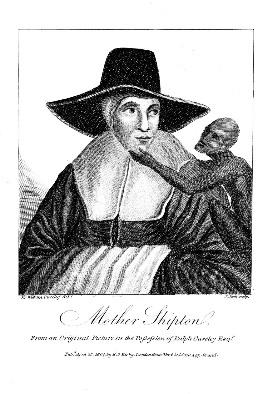Moder Shipton 1488-c1560 engelsk heks og profetinde, 1804 af John Scott