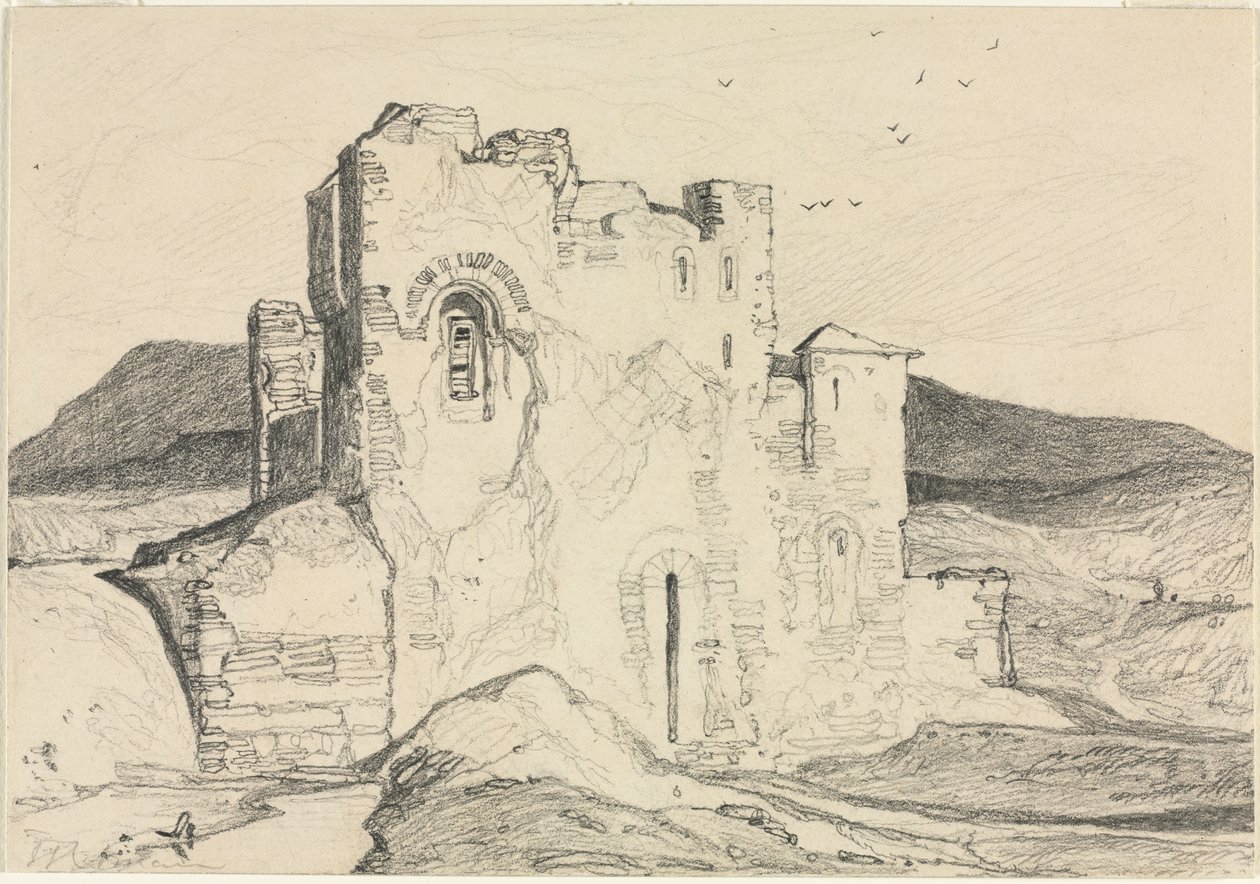Et slot i Normandiet af John Sell Cotman