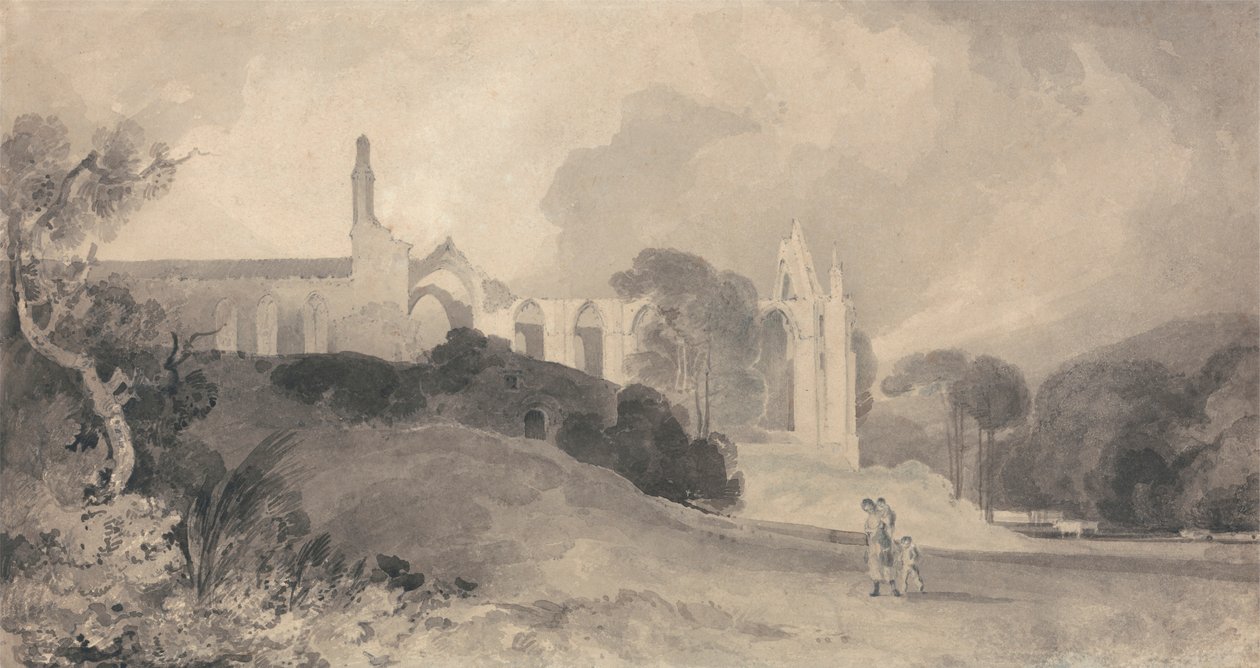 Bolton Priory, Yorkshire af John Sell Cotman