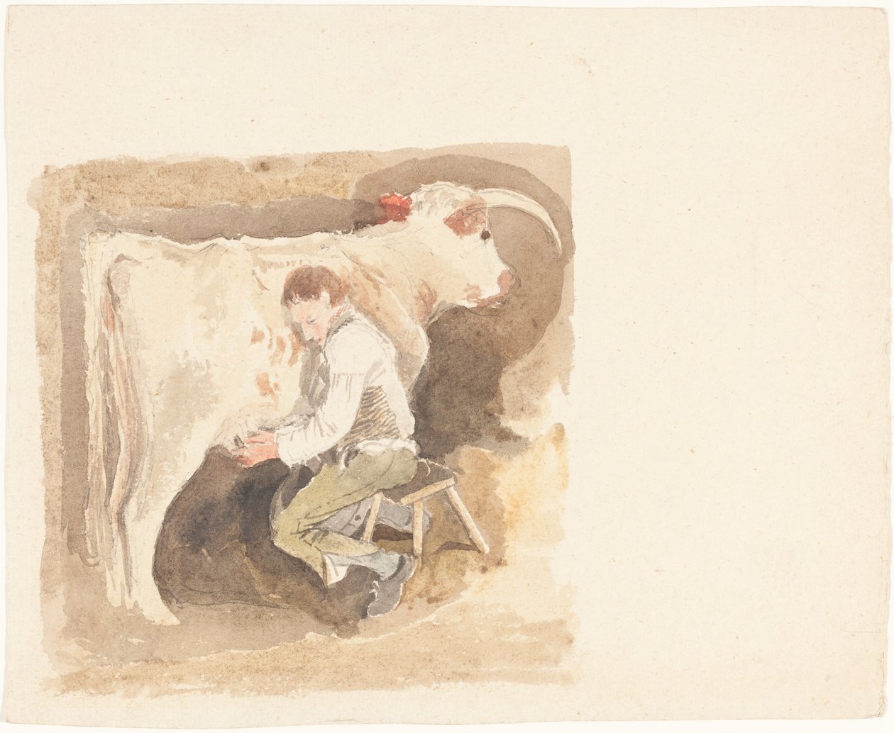 Dreng malkeko af John Sell Cotman