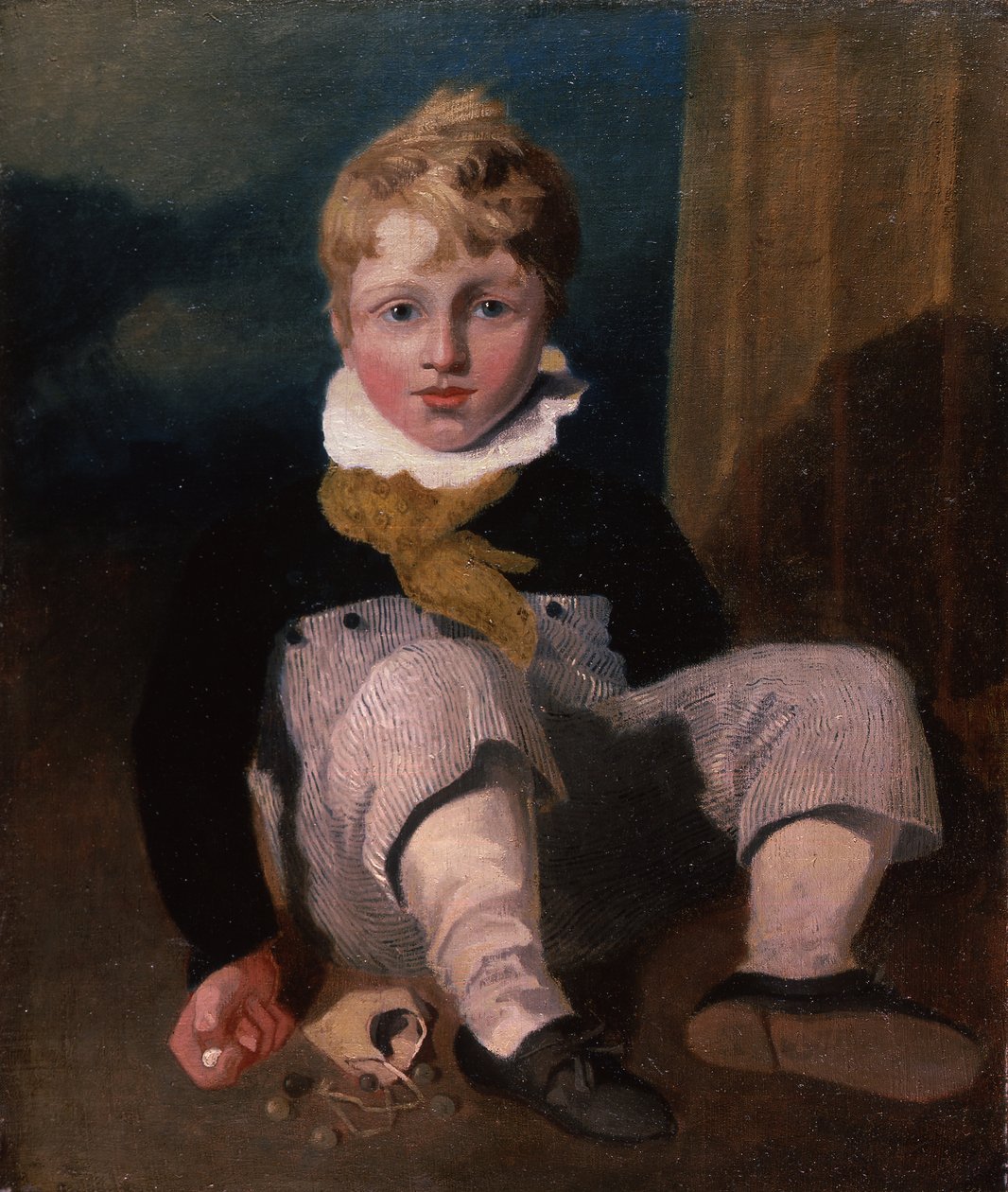 Boy at Marbles (Henry Cotman) 1808 af John Sell Cotman