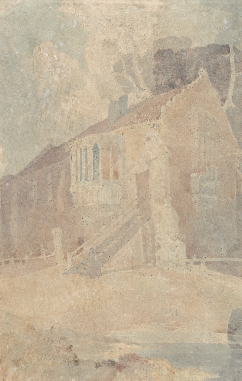 Castle Acre Priory af John Sell Cotman