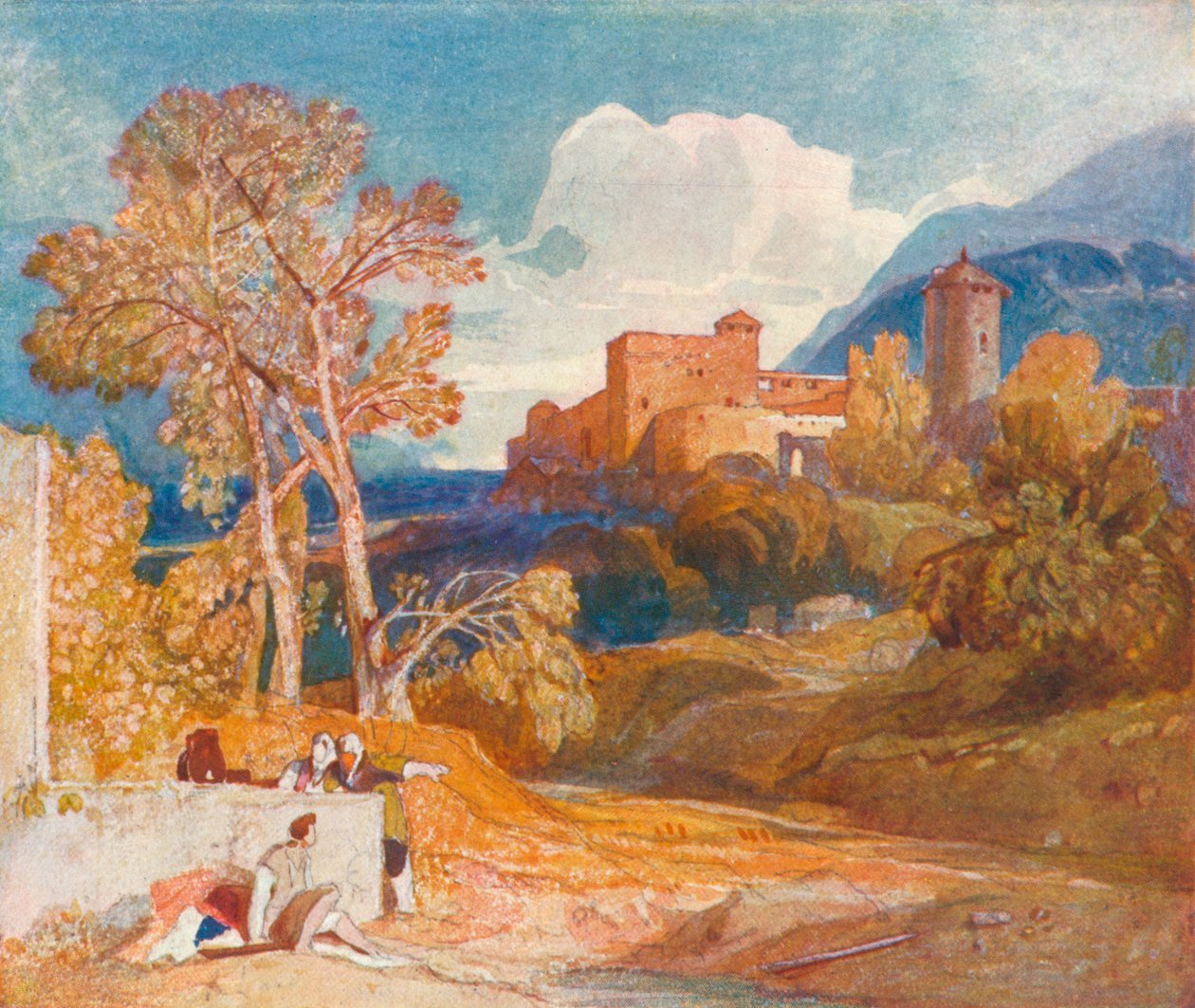 Klassisk Landskab, c1832 af John Sell Cotman