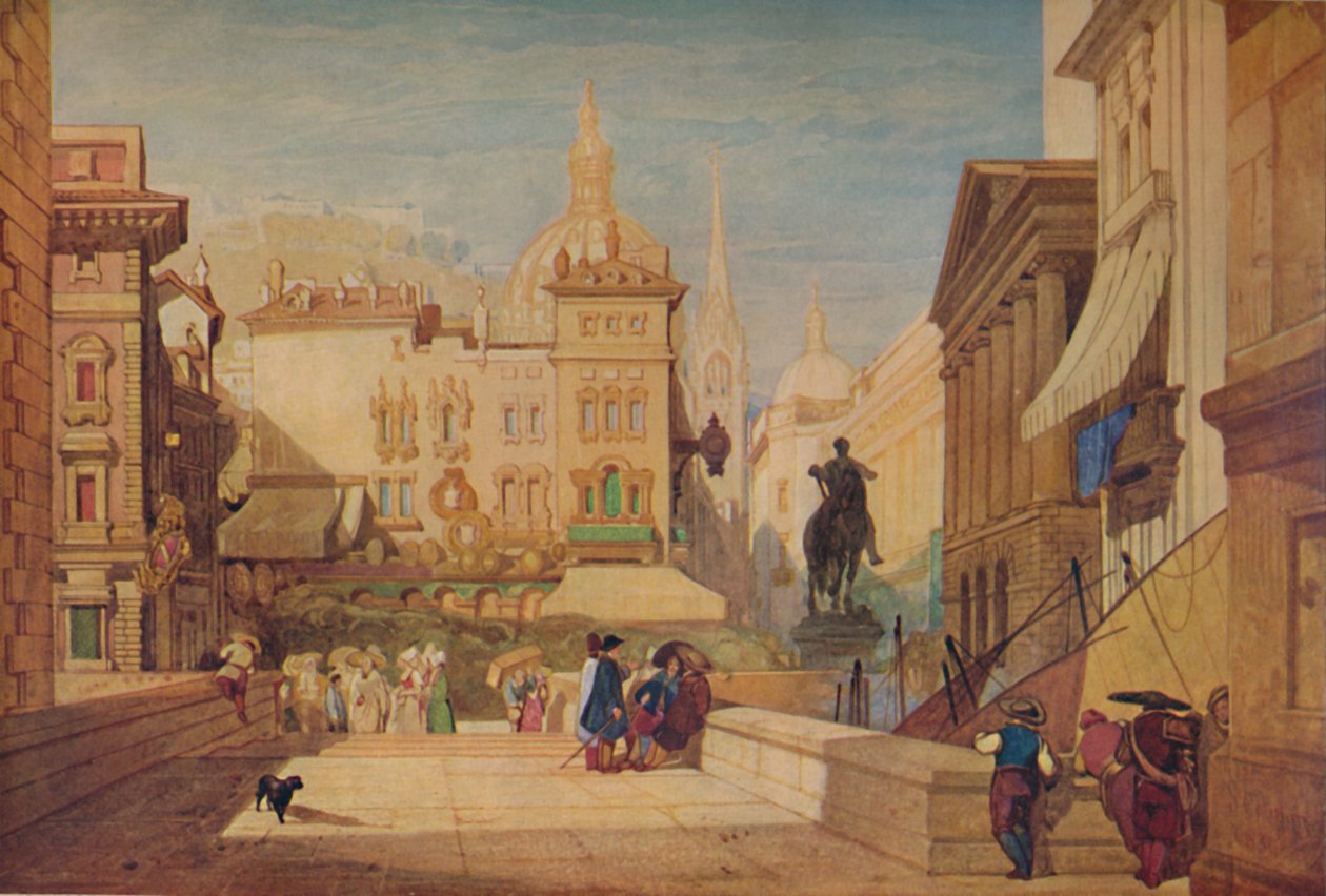 Komposition kaldet Toledo, 1923 af John Sell Cotman