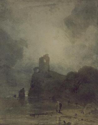 Dolbadarn Slot af John Sell Cotman