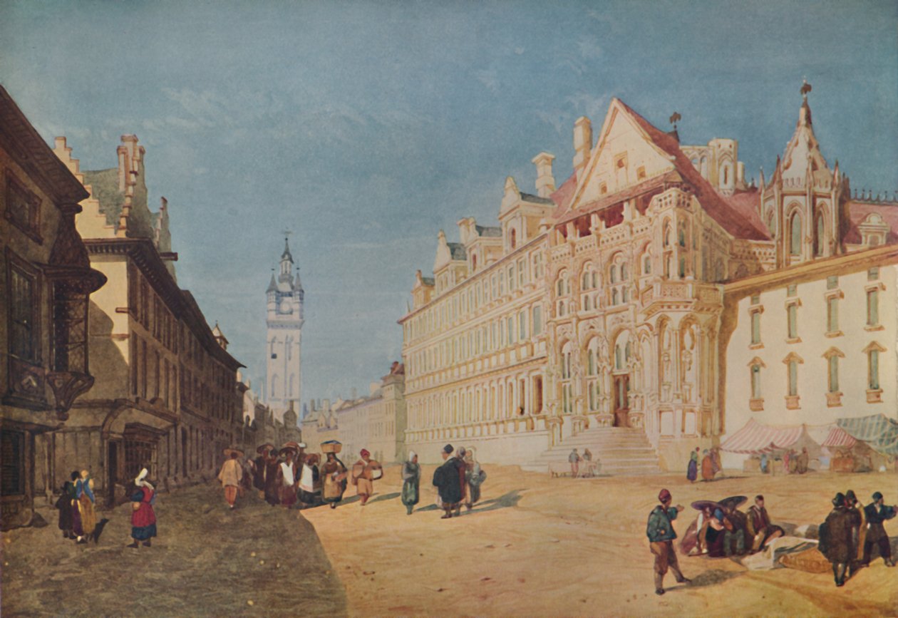 Rådhuset, Gent, 1923 af John Sell Cotman