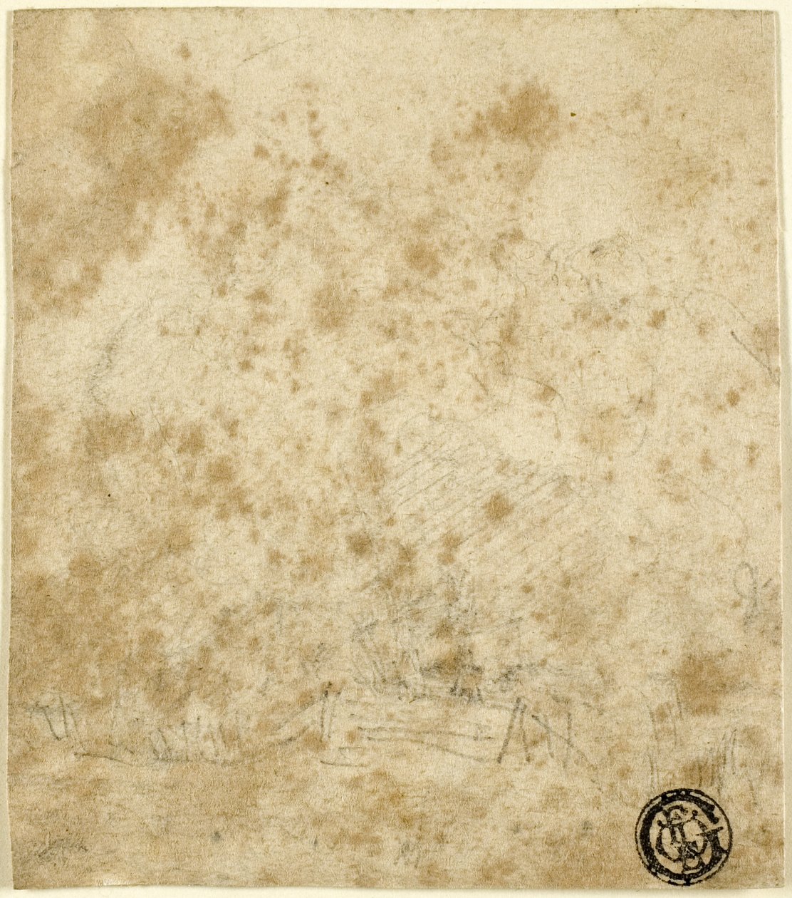 Ulæselig skitse af John Sell Cotman