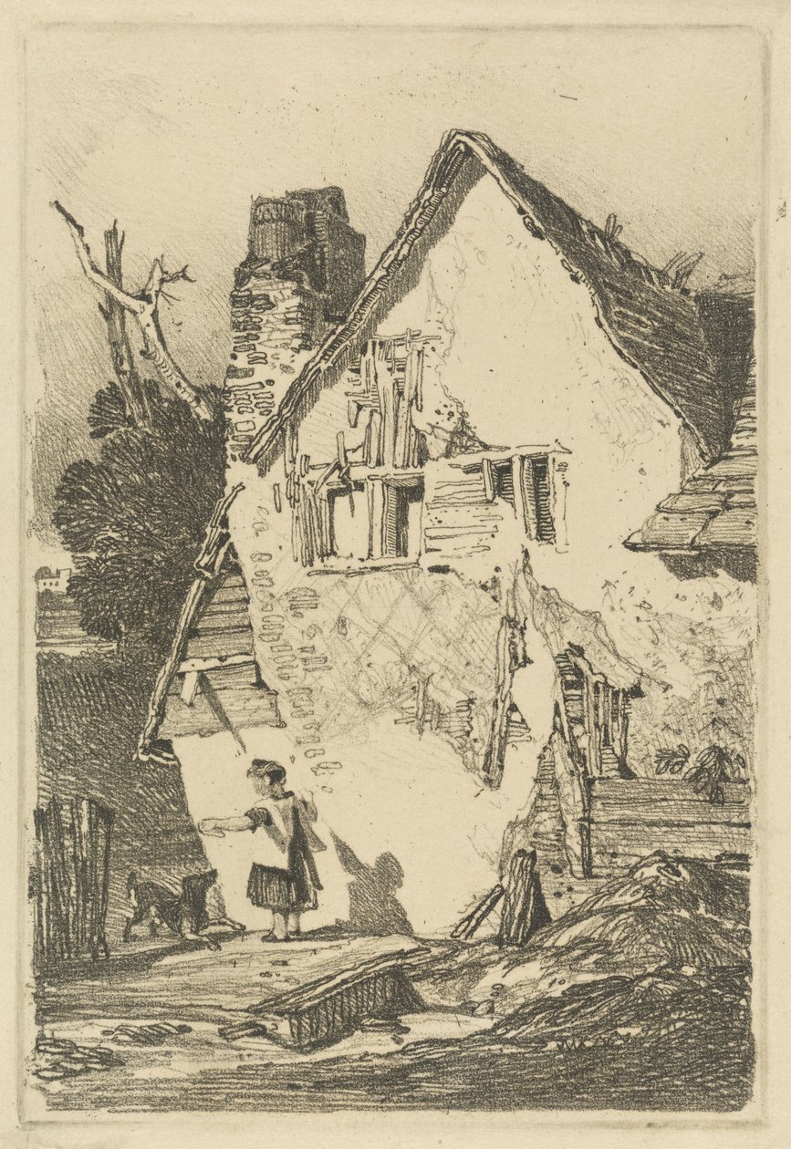 Lakenham, ca. 1808 (blød jordætsning) af John Sell Cotman
