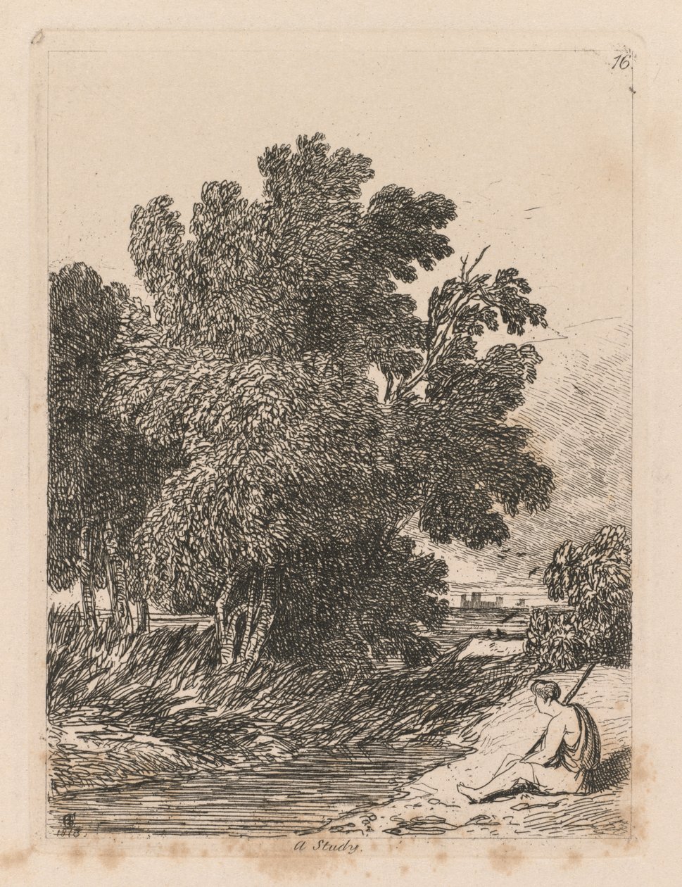 Studiebog: Plade 16, En undersøgelse af John Sell Cotman