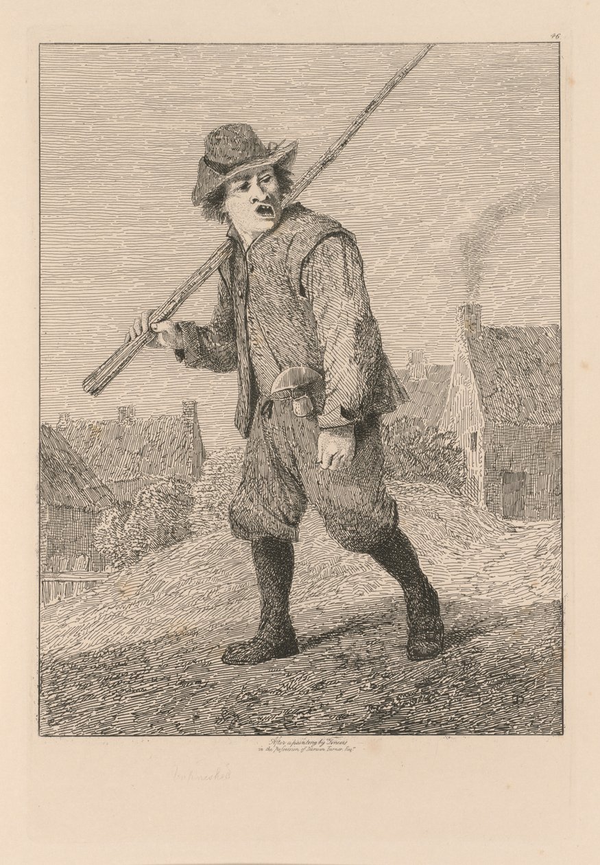Liber Studiorum: Plade 46, Skitse efter Teniers af John Sell Cotman