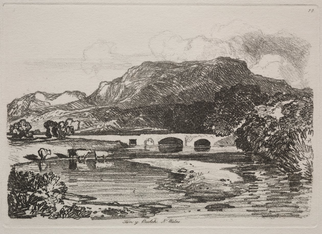 Studiebog: Tan y Beolch, North Wales af John Sell Cotman
