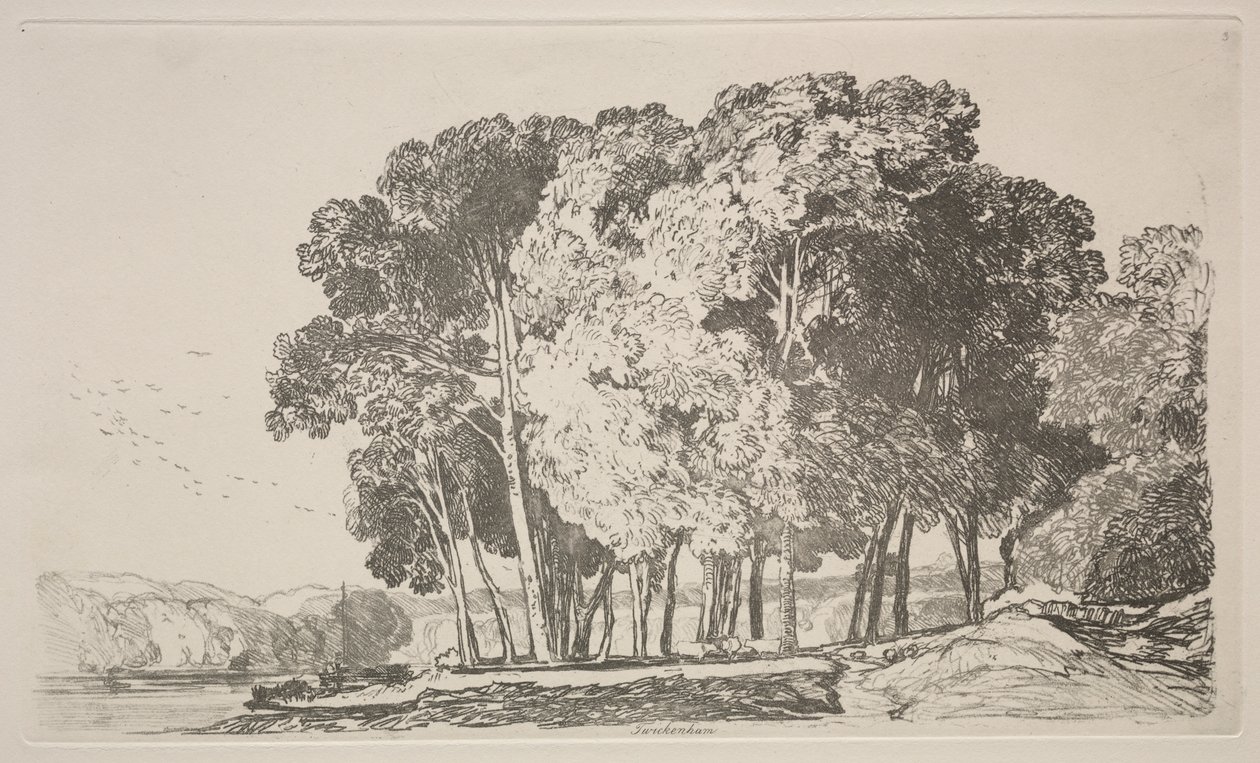 Studiebog: Twickenham af John Sell Cotman