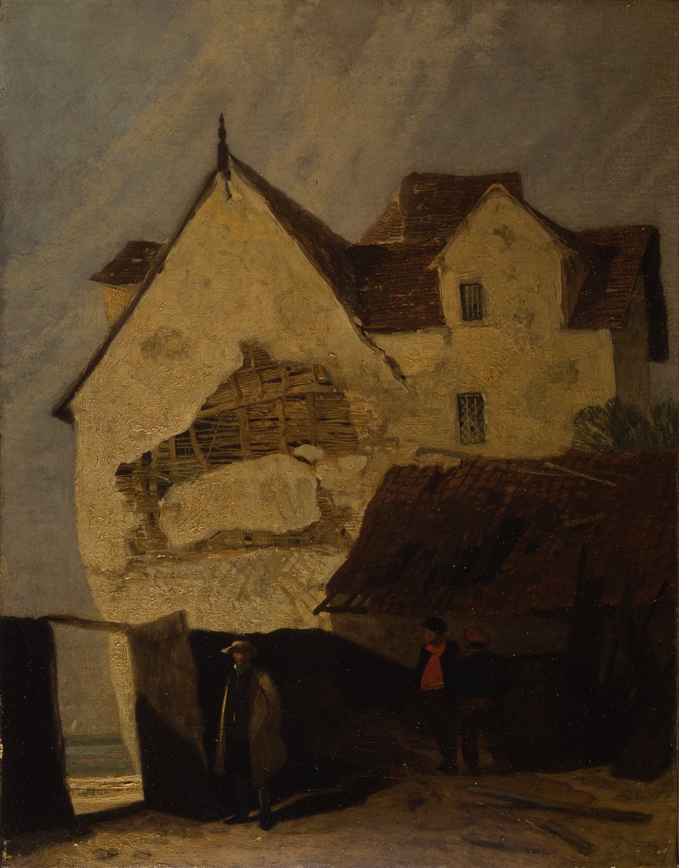 Gamle huse ved Gorleston af John Sell Cotman