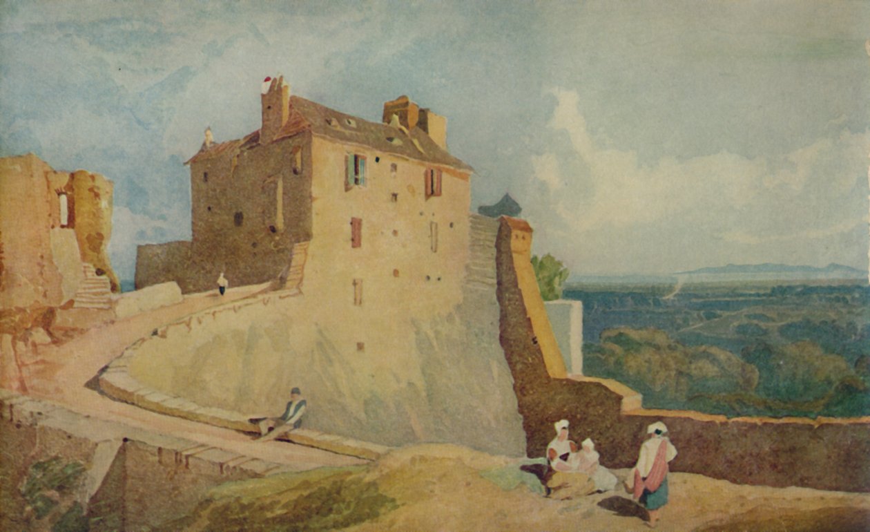 På volden, Domfont, Frankrig, 1923 af John Sell Cotman