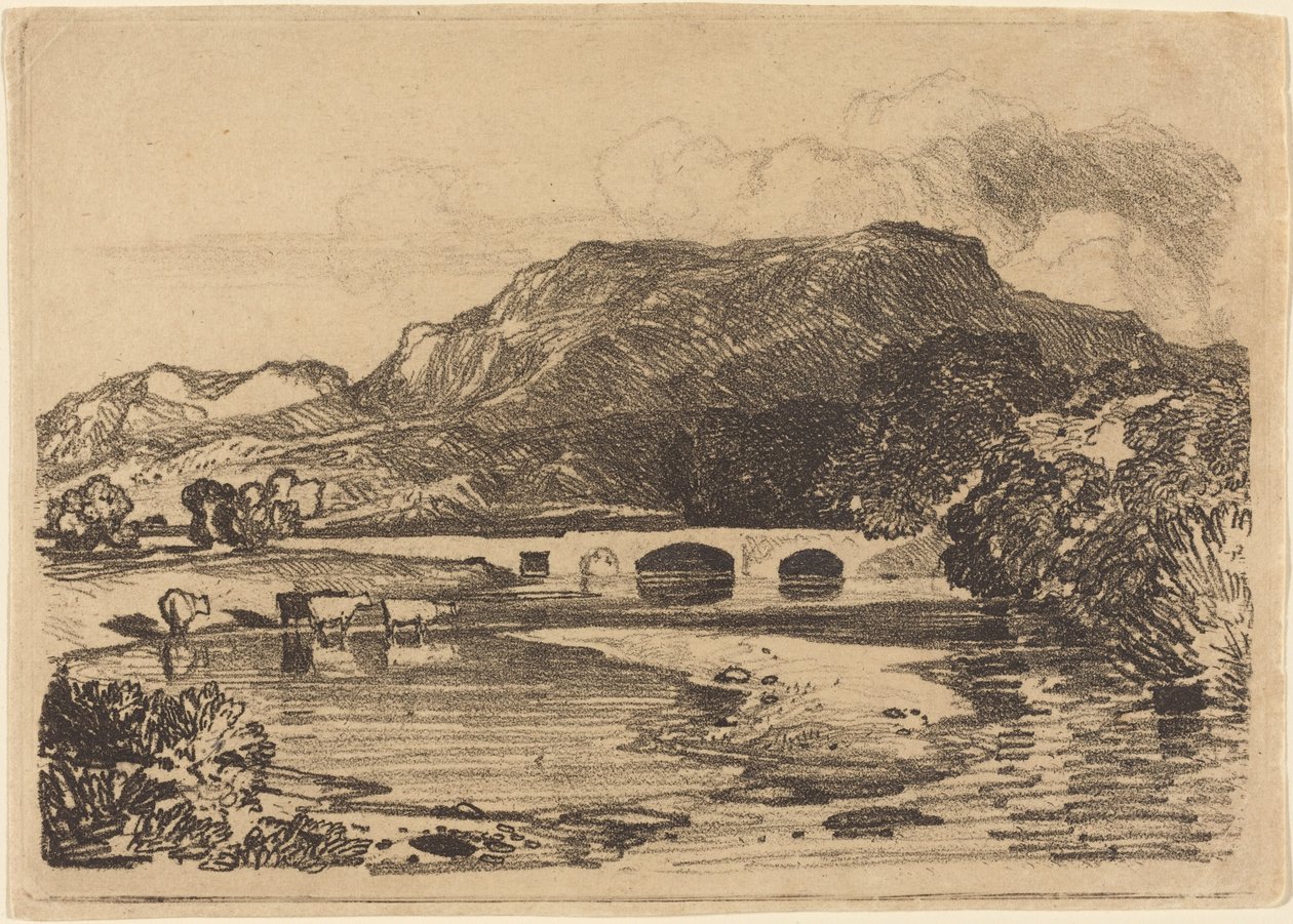 Tan y Bwlch, North Wales af John Sell Cotman
