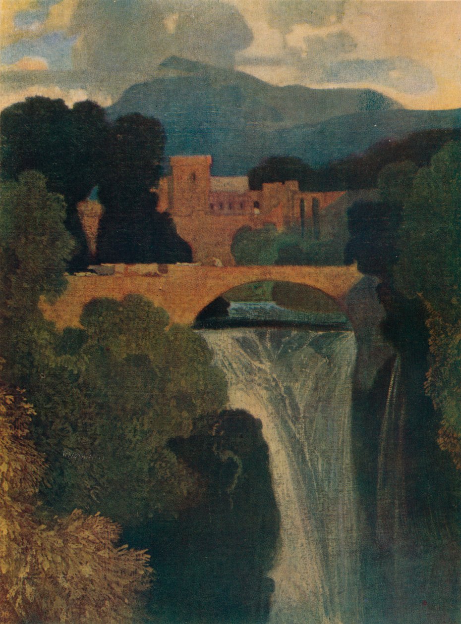 Vandfaldet, c1807, 1923 af John Sell Cotman