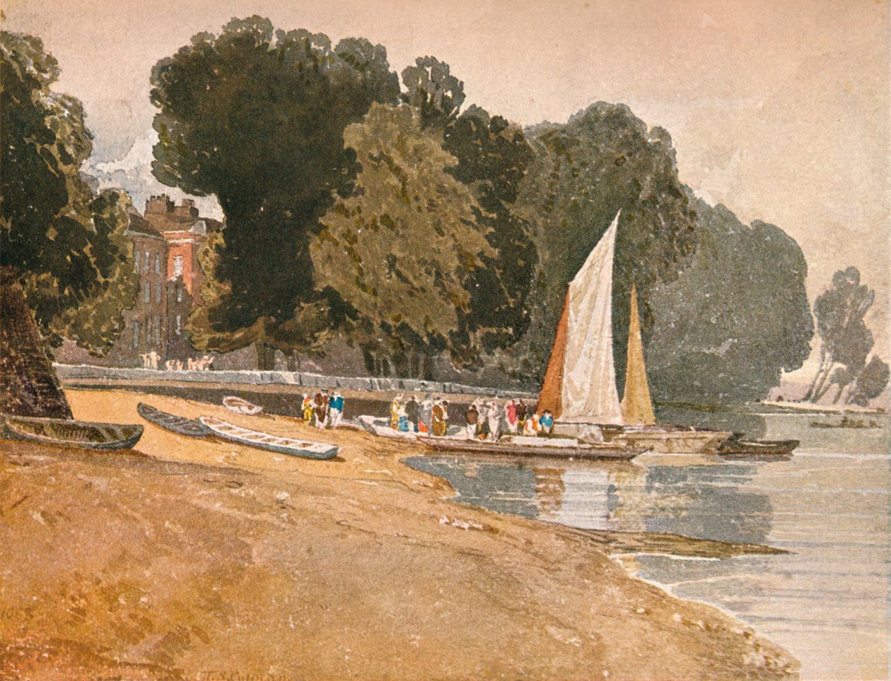 Twickenham, c1808 af John Sell Cotman