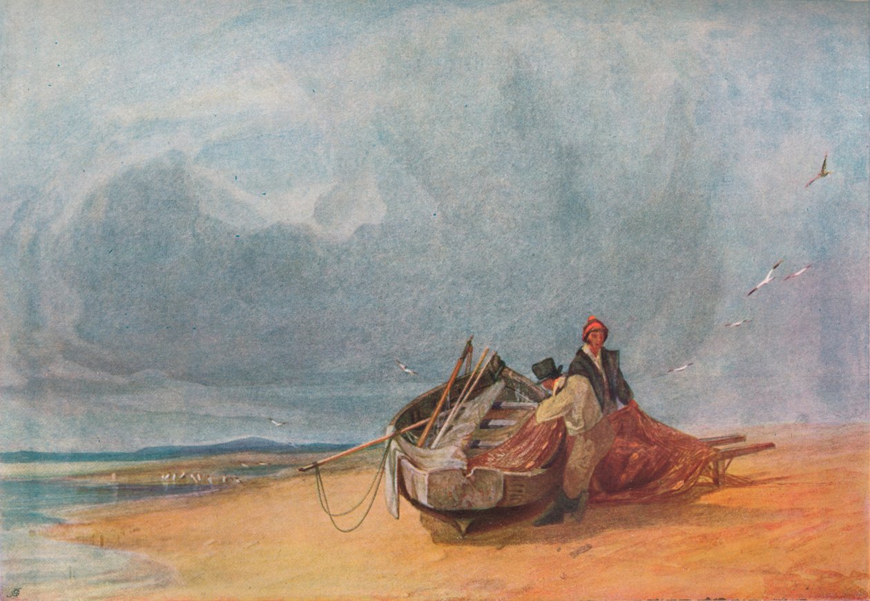 Yarmouth Beach, c1808 af John Sell Cotman