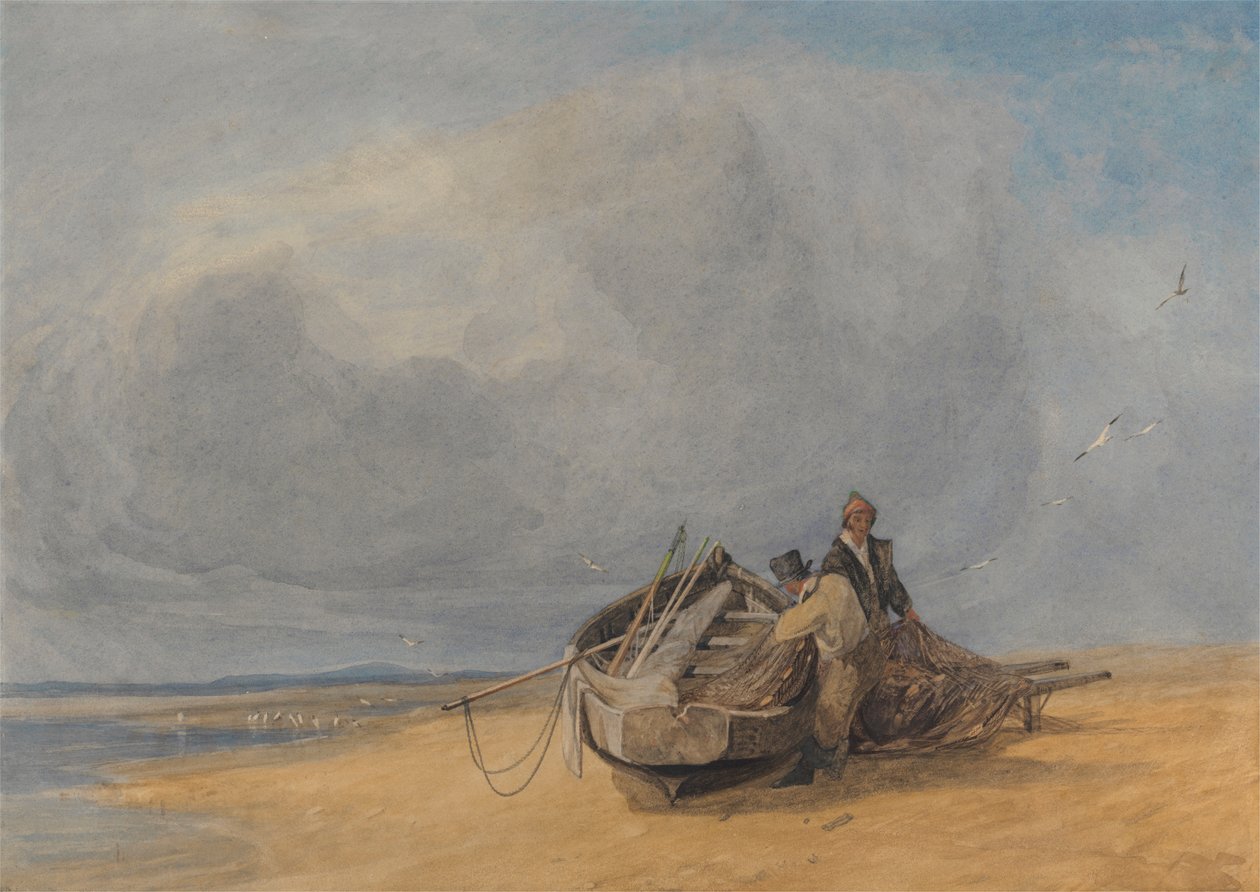 Yarmouth Sands, Norfolk af John Sell Cotman