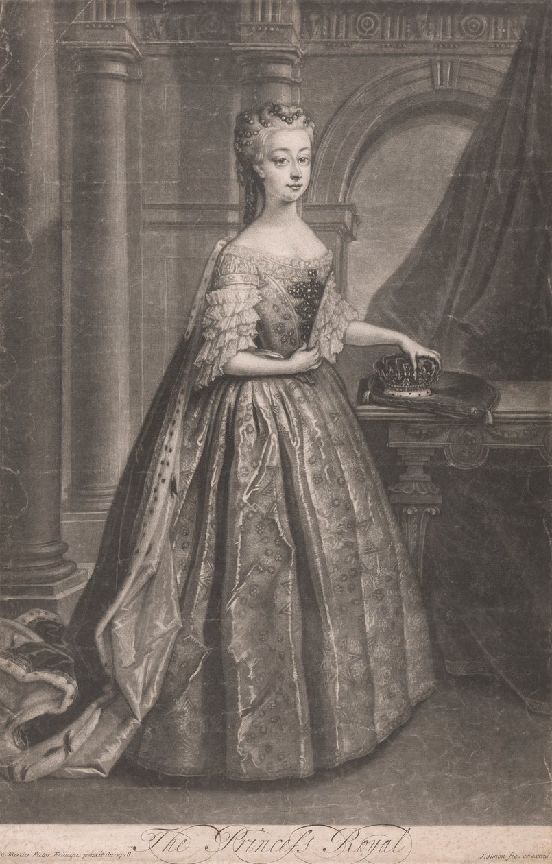 The Princess Royal (Prinsesse Ann, ældste datter af George II) af John Simon