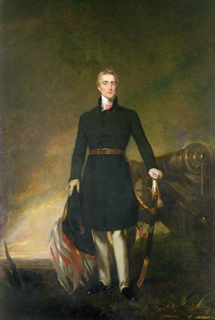Arthur Wellesley (1769-1852) Duke of Wellington (olie på lærred) af John Simpson